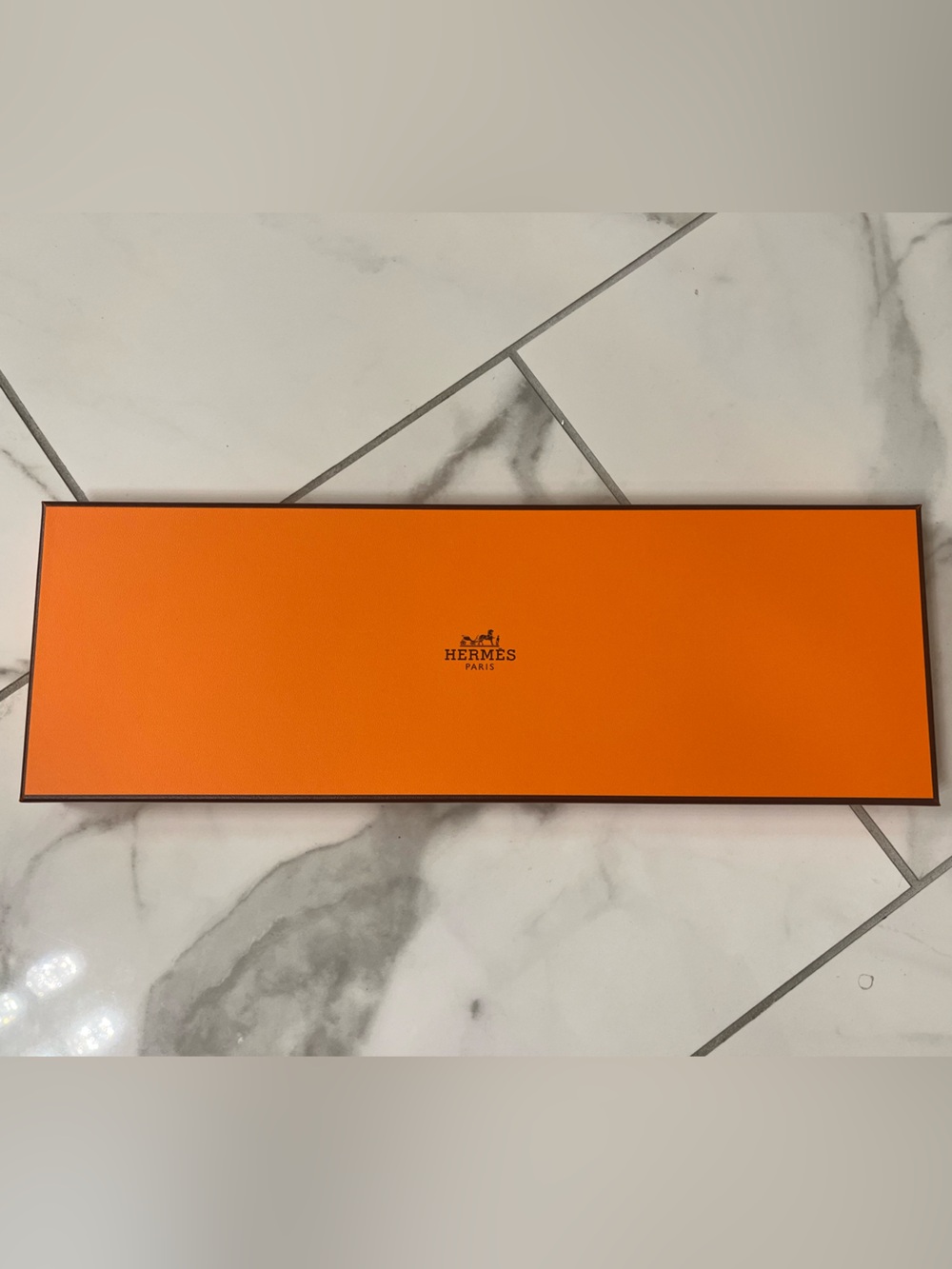 Authentic Hermes Orange Box Case